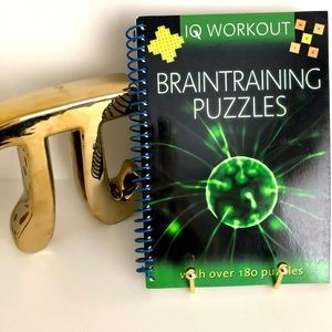 3/$20 New Brain Training Puzzle Book Game Fun Gift Educational Brain Challenge